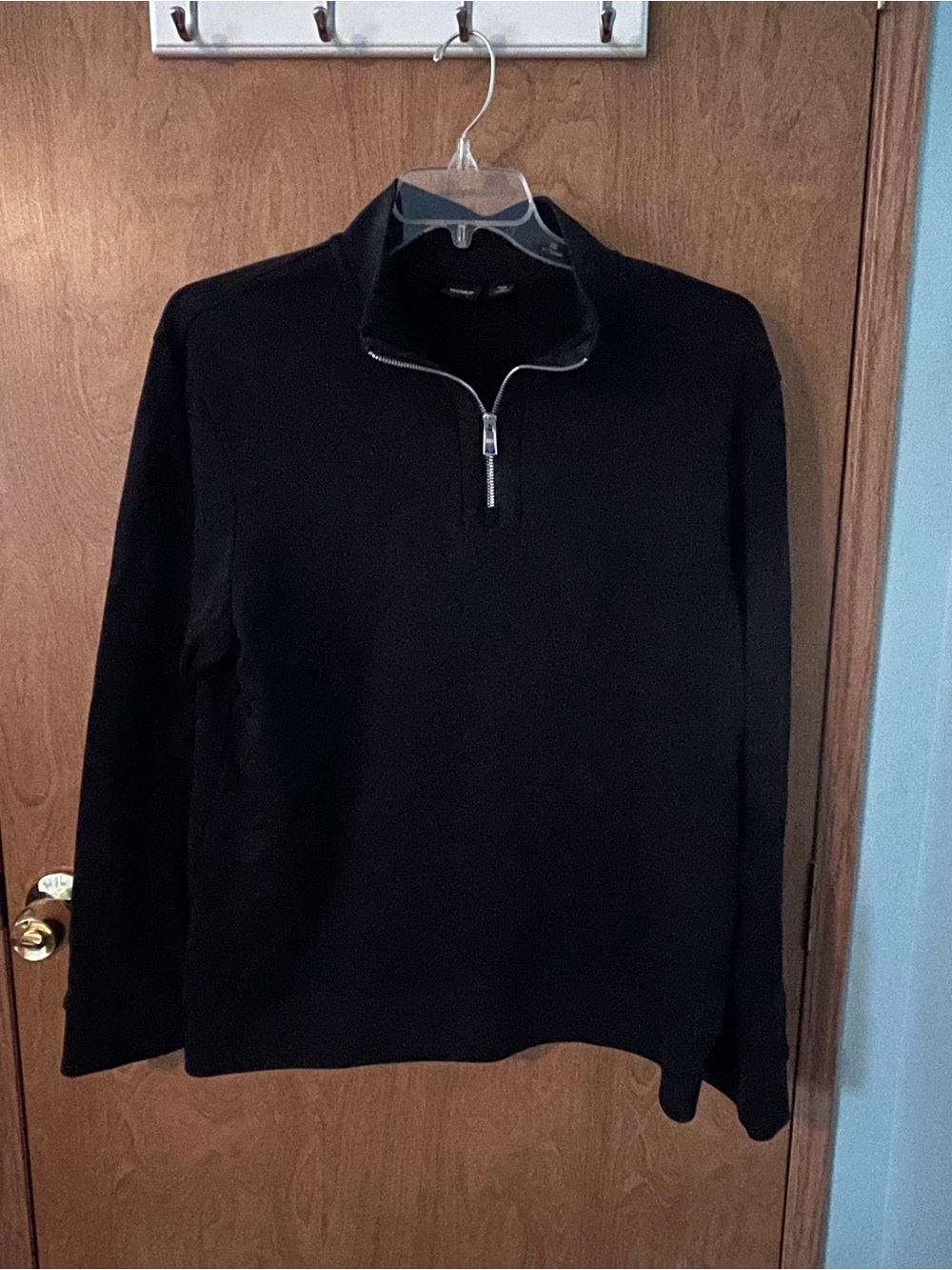 Hugo Boss Men's Black Quarter-Zip Pullover Long Sleeve 1/4 Zip Sweatshirt SZ XXL